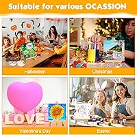 Vista 6 de Mimorou Paquete de 32 mini lienzos con caballete para pintar pequeños paneles de lienzo estirados, paquete con caballete de madera resistente