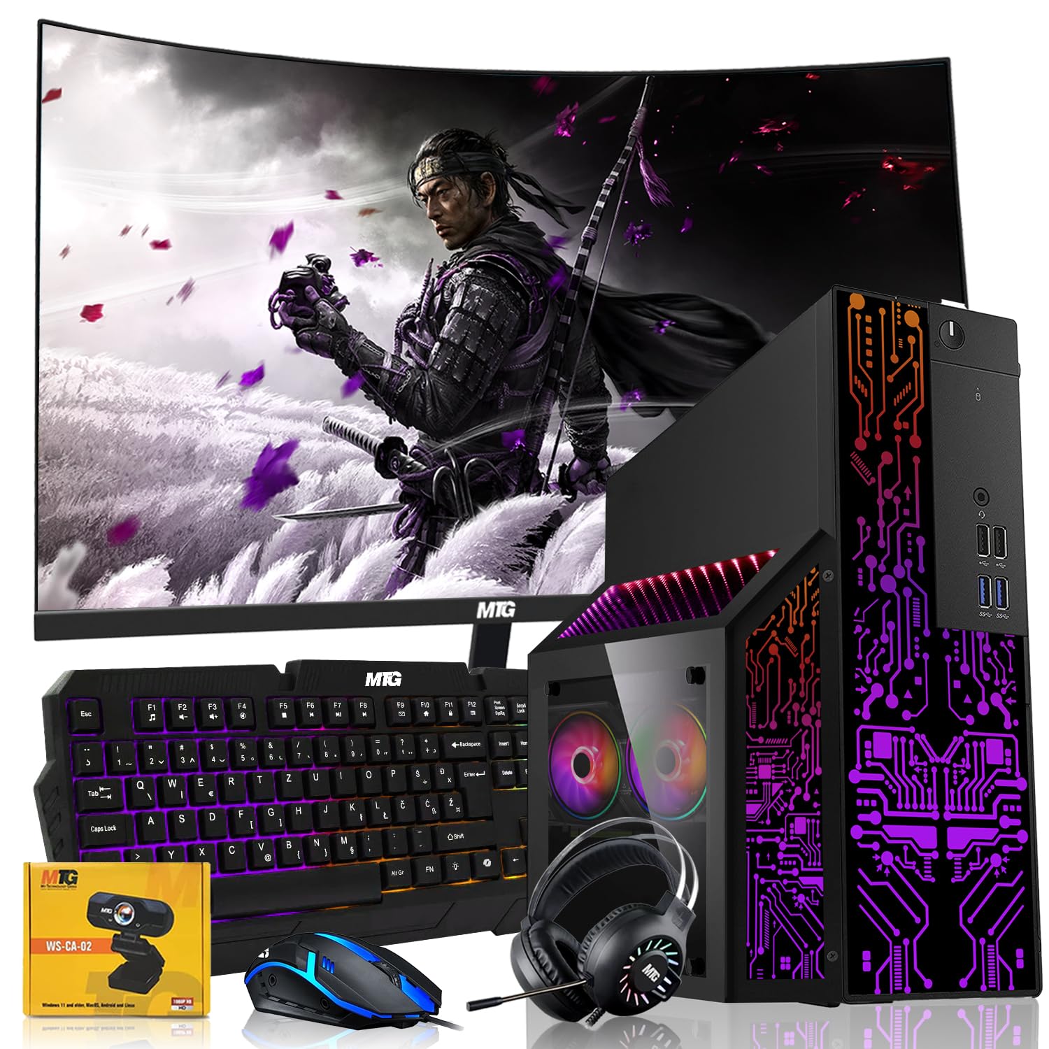 Amazon.com: TechMagnet Nova Gaming Desktop PC Bundle with