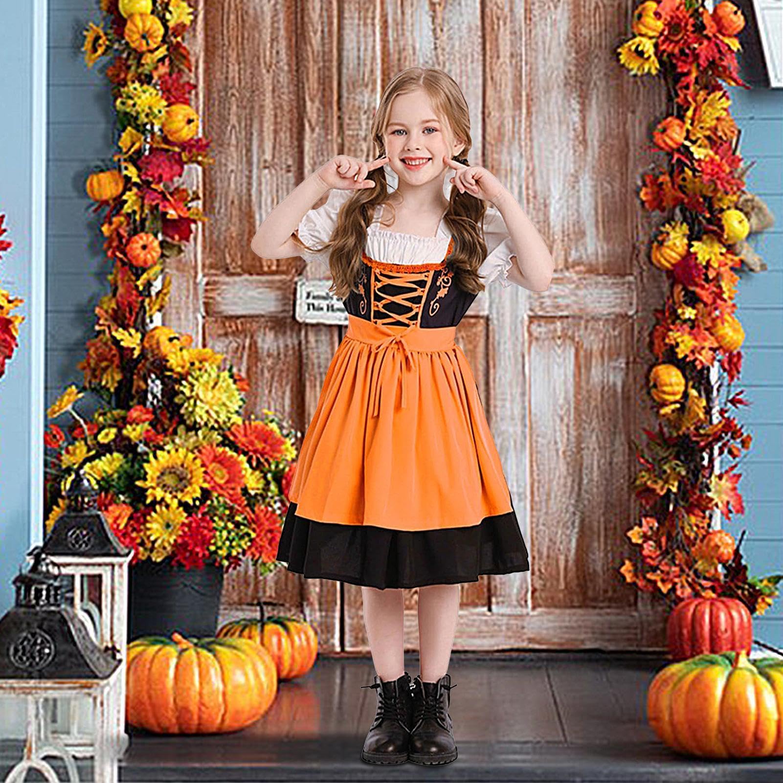 Oktoberfest sukienka vintage pokojówka cosplay Halloween fartuch stroje | Oktoberfest kostium fartuch do klubu, na wakacje, imprezę, na co dzień, na podróż, scenę, występ, odgrywanie ról