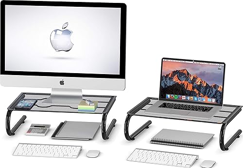 Simple Houseware  2 unidades de estante de malla para monitor
