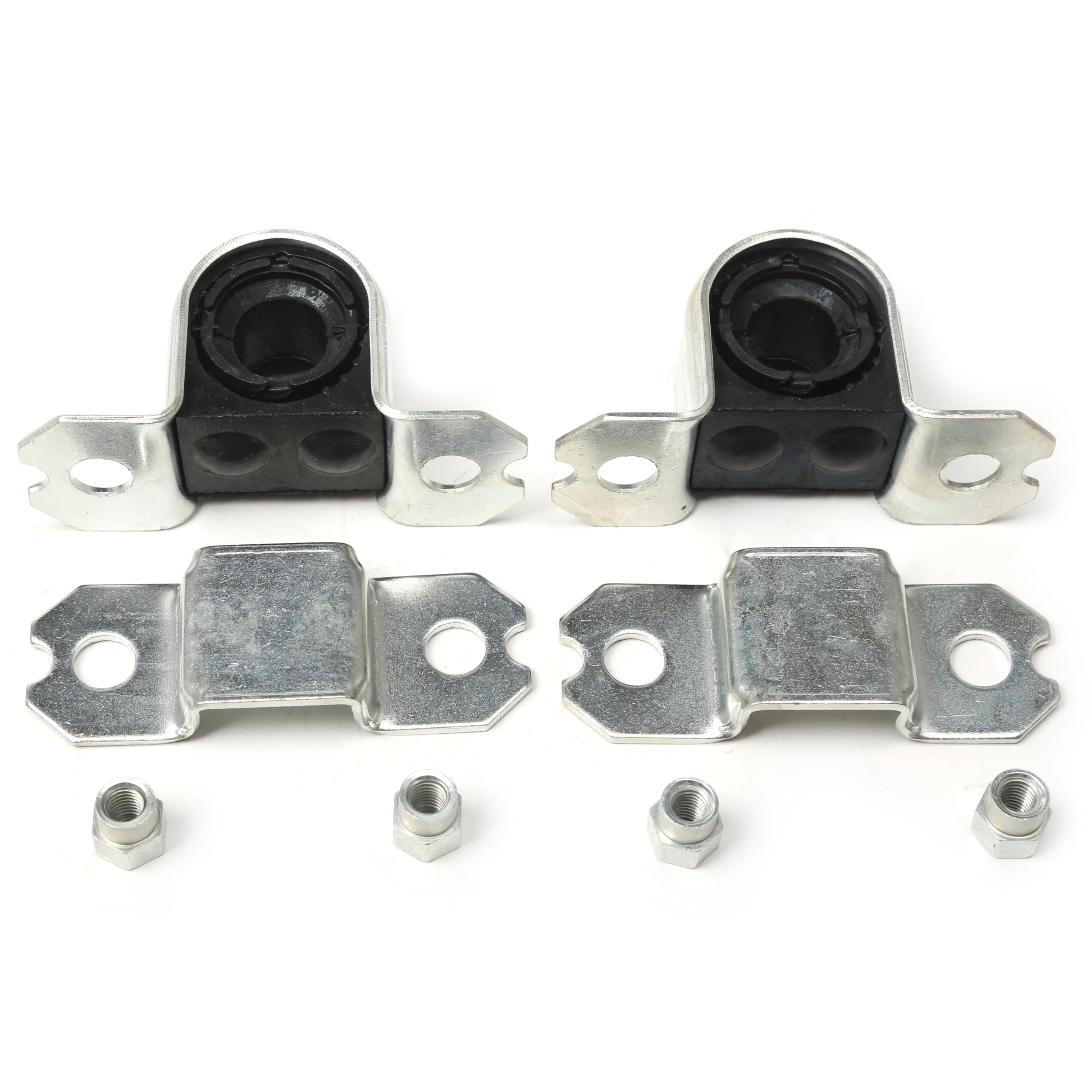 1K0411303L 1K0411303BH Front Left & Right Stabilizer Bar Bushing Kit Compatible with Audi A3 VW Golf Jetta Passat Touran Seat Skoda