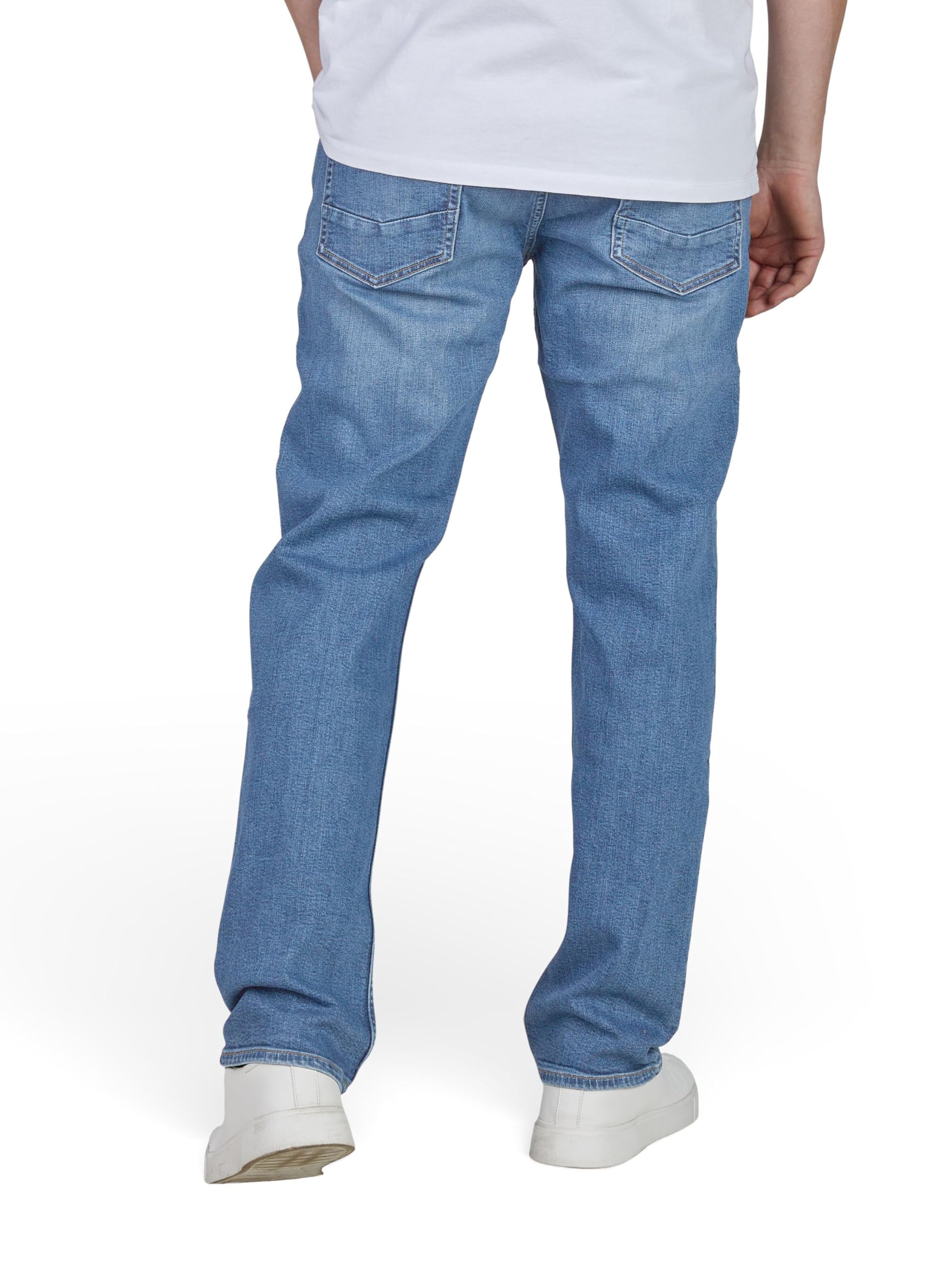 Cross Jeansy męskie Stretch Comfort/Relaxed Fit Antonio spodnie jeansowe spodnie denim niebieski czarny 30 31 32 33 34 36 38 40