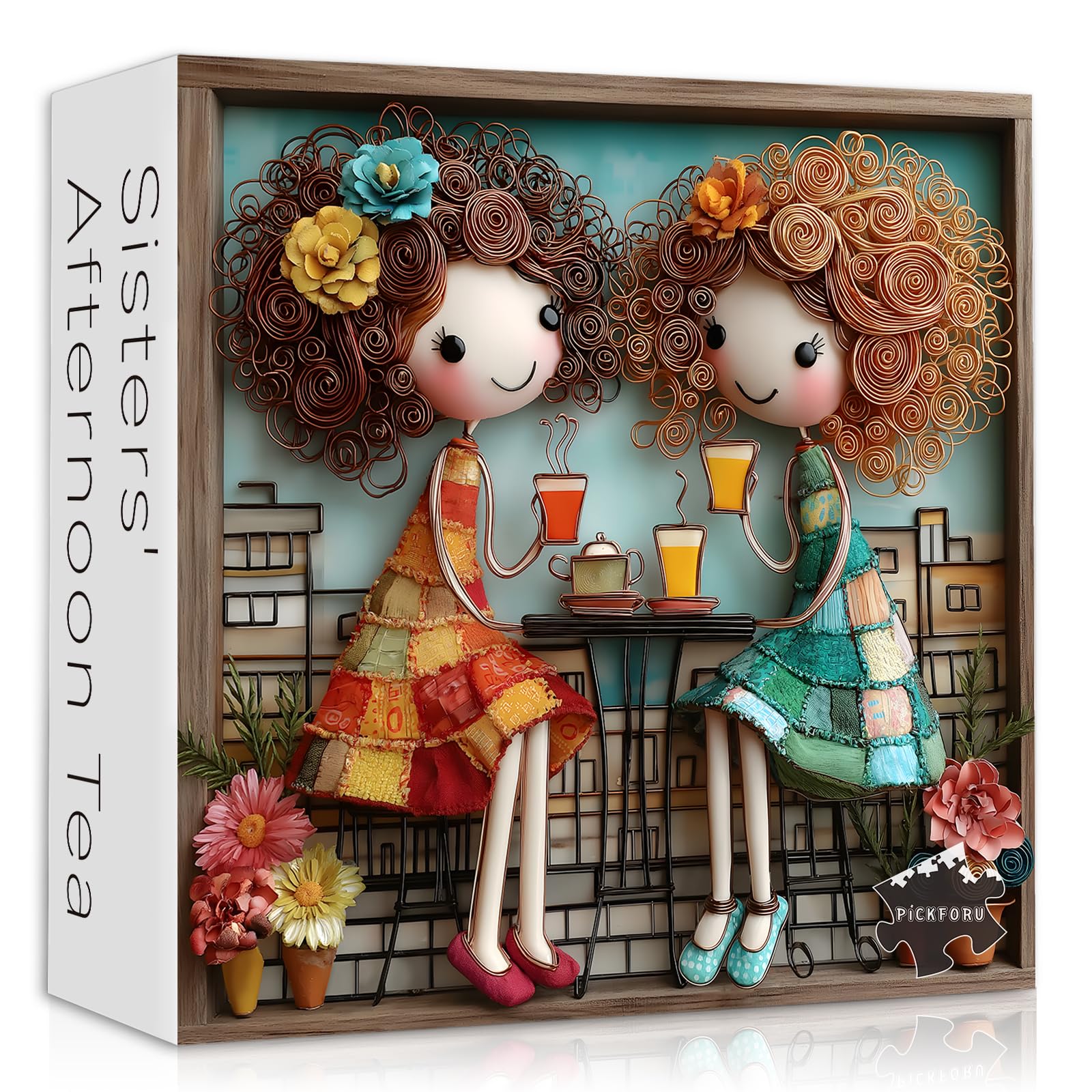 Sisters' Afternoon Tea Puzzle for Adults