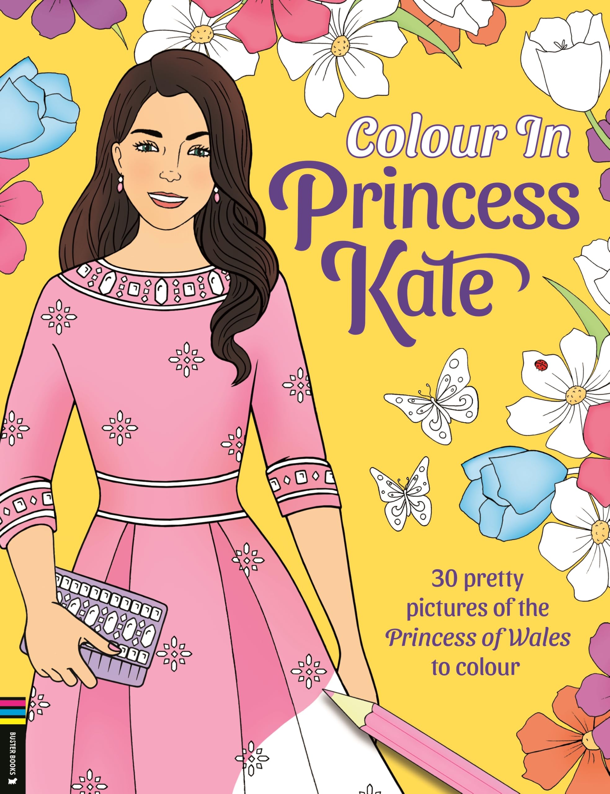Colour in Princess Kate: 30 pretty pictures of the Princess of Wales to colour