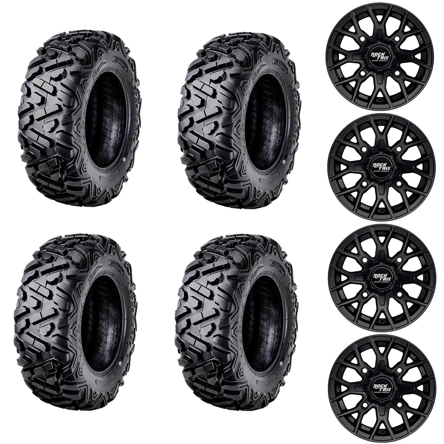 4 Ʈ - ROCKTRIX RT104 14ġ , , 14X7 WANDA 30X10-14 Ÿ̾, 6 ̵ Ÿ̾, 4X156 4 156 4+3 , 󸮽 ATV, UTV, SXS ȣȯ  -  