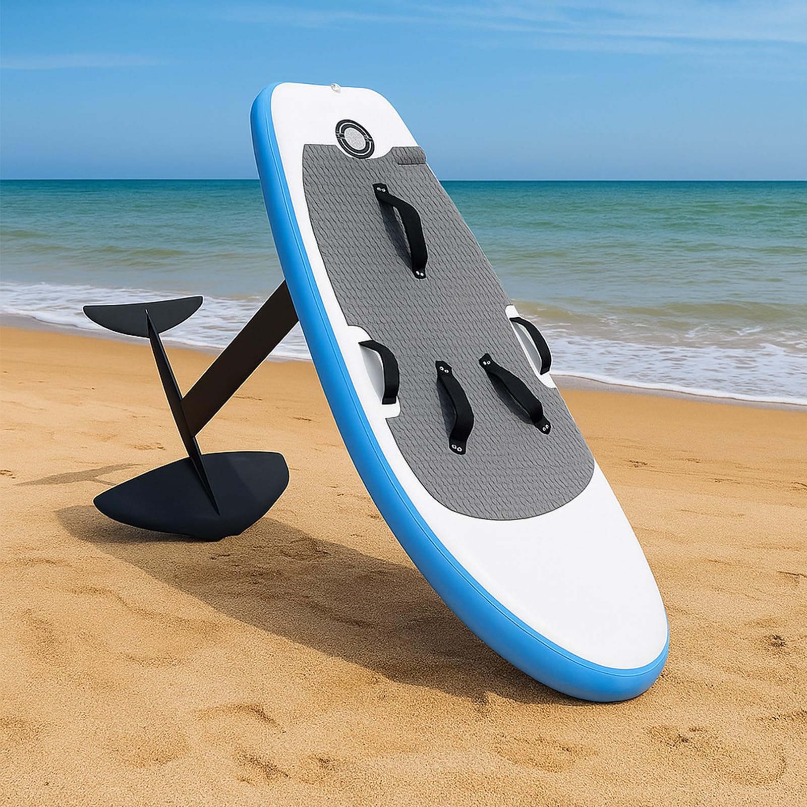 Nadmuchiwana deska hydrofoliowa do kitesurfingu i SUP, wszechstronna konstrukcja 110 l, lekki i przenośny sprzęt do sportów wodnych, łatwa konfiguracja dla wszystkich poziomów umiejętności