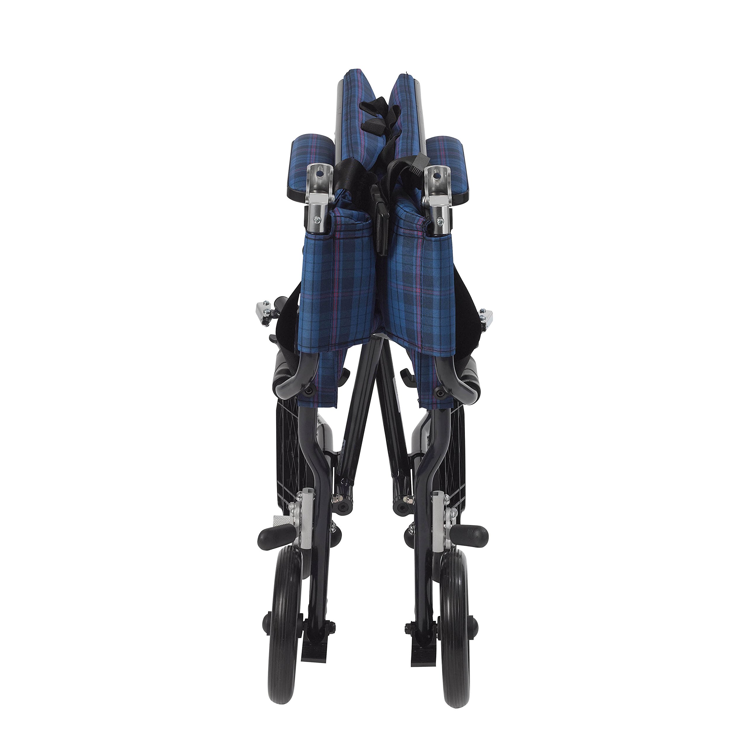 Impulso Medico Fly Lite Ultra Leggero Trasporto Sedia A Rotelle, Blu Cornice, 7,7 Kg