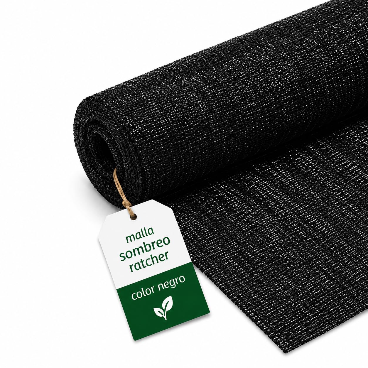 Mallas ocultación jardín Negra 2x100m, Malla Tipo Rachel sombreo, ocultación al 90%, Malla jardín Negra, Varias Medidas (2x100m, Negro)