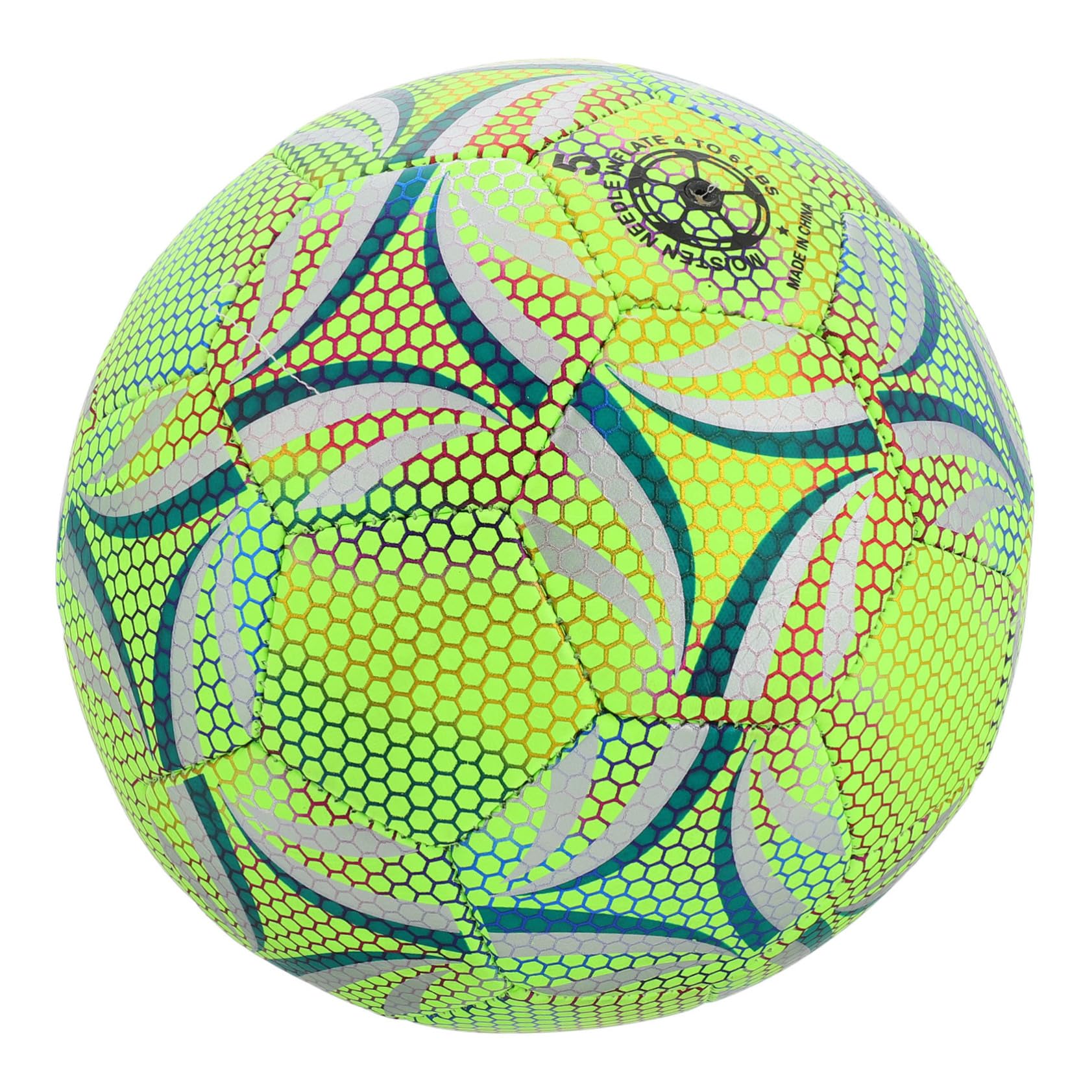 SUPVOX Balón de Fútbol Nocturno Luminoso Balón de Fútbol Estándar Material Duradero para Entrenamiento y Adolescentes la Noche
