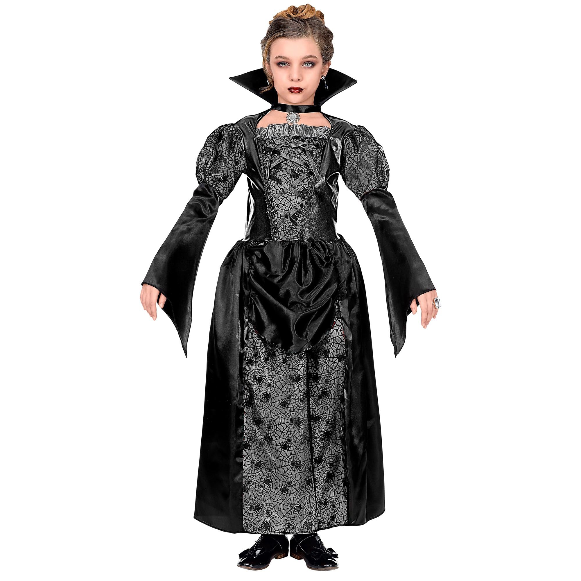 W WIDMANN MILANO Party Fashion 74767 Costume de Vampire pour Enfants Kids, Grey, 140