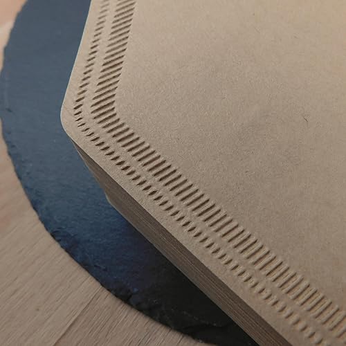 Miniatura 4 de Coffino Premium #4 Cone Coffee Filter Paper, Natural Brown, unbleached, 120 Count