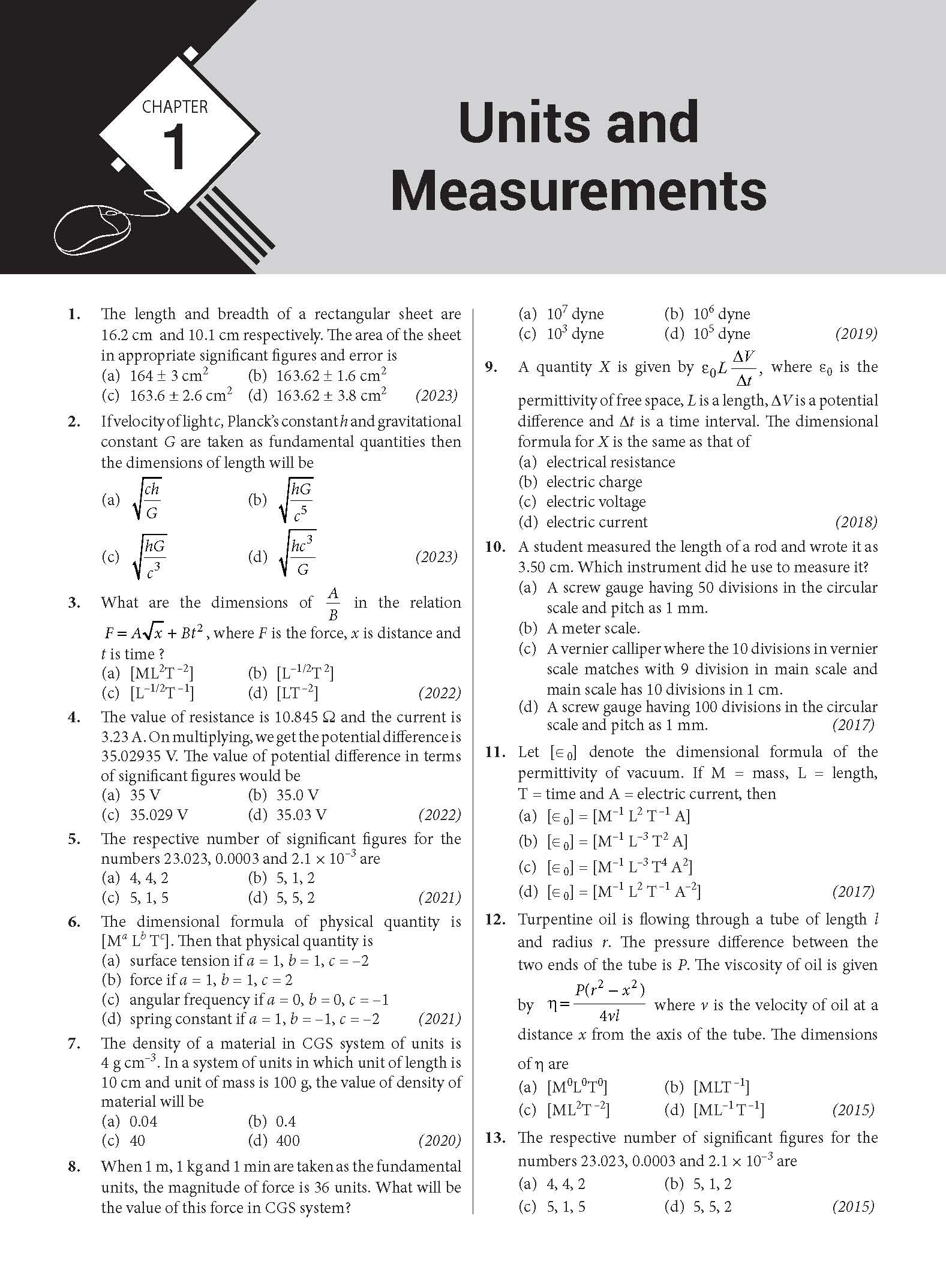 MTG BITSAT 10 Previous Year Chapter-wise Solved Question Papers (PYQ) For 2024 Exam | Physics, Chemistry, Mathematics, English & Logical Reasoning | 3 Model Test Papers 2