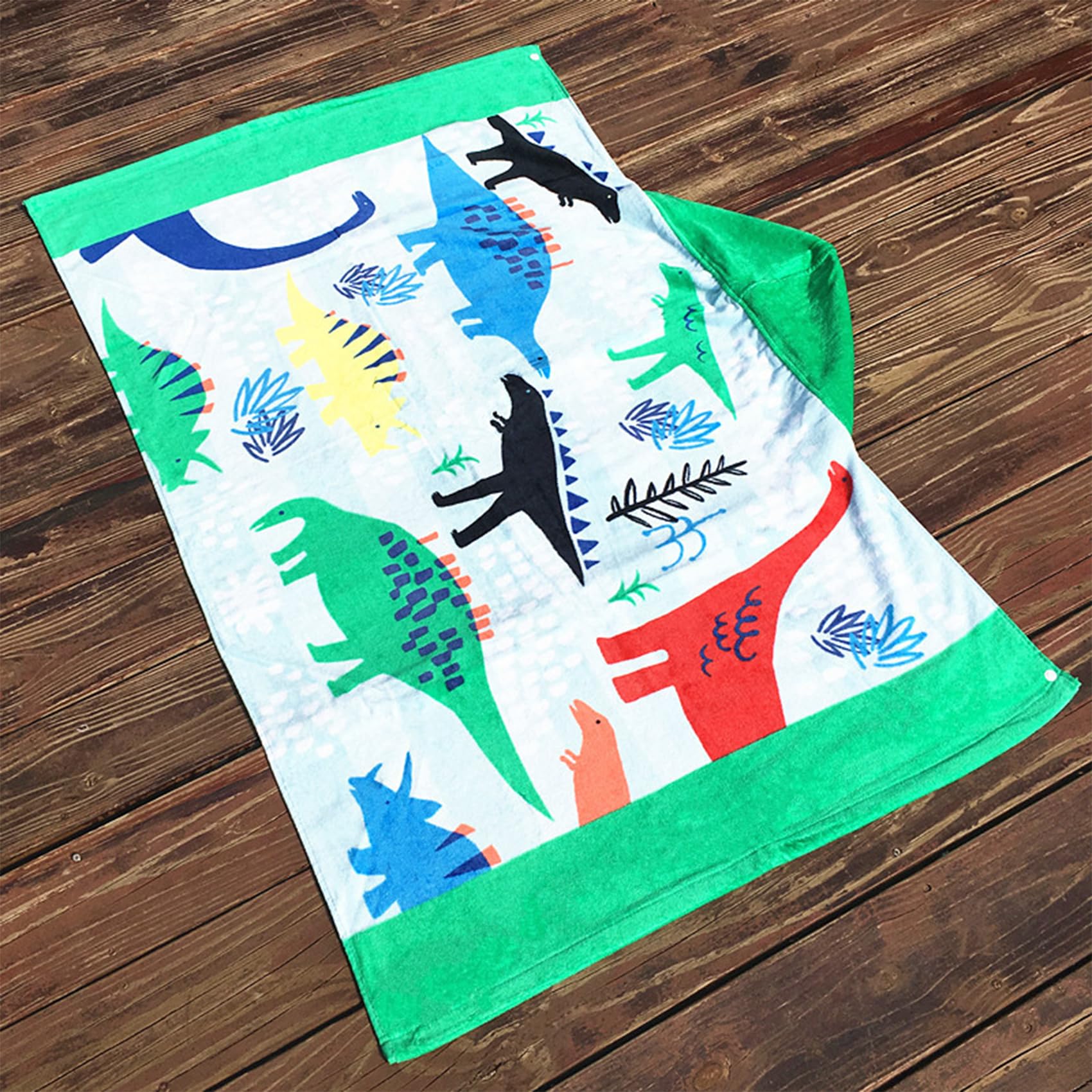 Kinder-Badetücher, Kinder-Handtuch, Mädchen, Jungen, mit Kapuze, Strand, Badezimmer, Pool, Badetücher, 76,2 x 127,7 cm, groß, ultra-saugfähig, niedliches Cartoon-Tier, volle Vitalität, 100 %