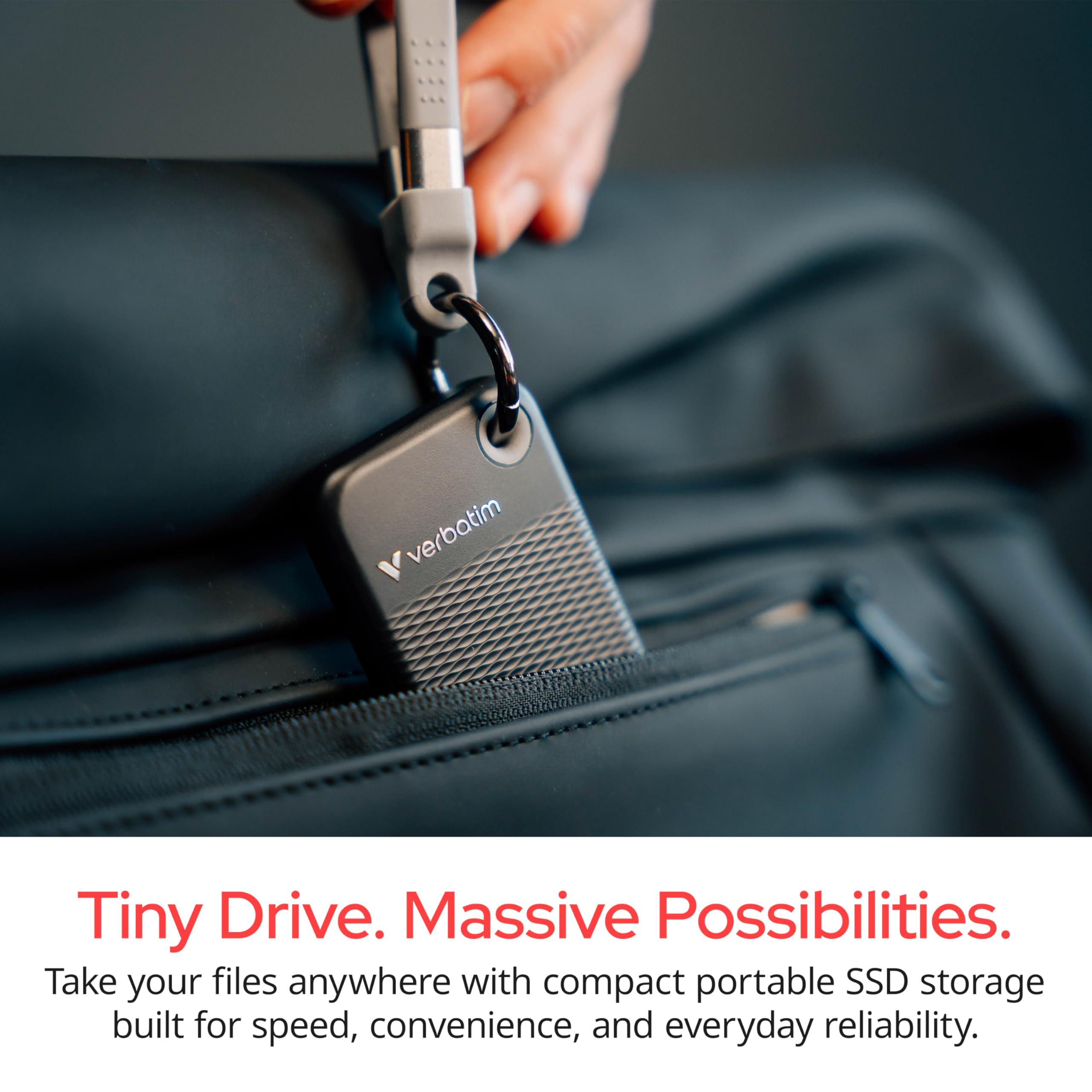 Amazon.com: Verbatim 1TB Pocket SSD, Up to 1000MB/s, USB-C, USB