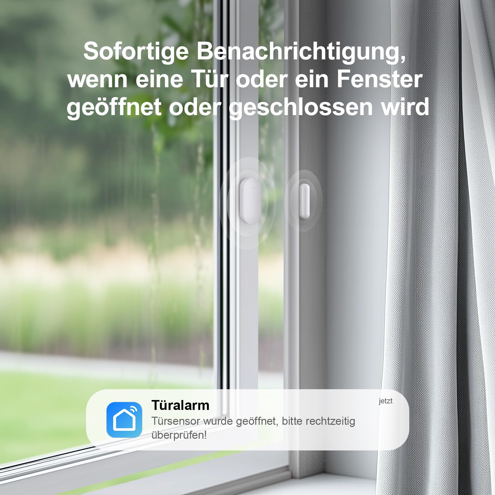 LWOHSI Haus Alarmanlage,WLAN+4G Sicherheitssystem mit 4,3” Touchscreen,DIY Tür-/Fenstersensoren, Bewegungsmelder,App-Echtzeitbenachrichtigungen,kompatibel mit Alexa und Google