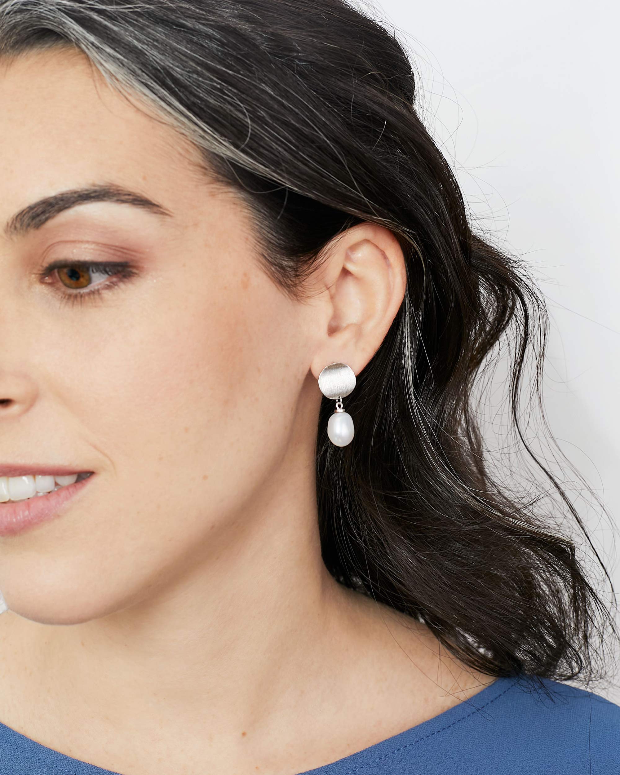 Orecchini da donna con Perle Coltivate d'acqua dolce, Perle Barocche e Keshi di SECRET & YOU - Argento 925 placcato con oro 18 K o rodio.