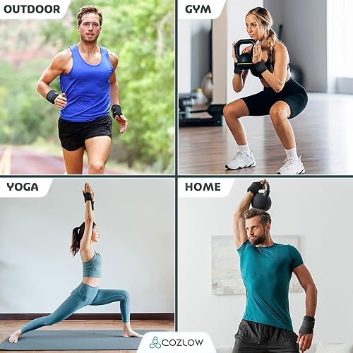 Miniatura 7 de Cozlow - Wrist Weights with Thumb Loop - Weighted Wristbands for Men & Women