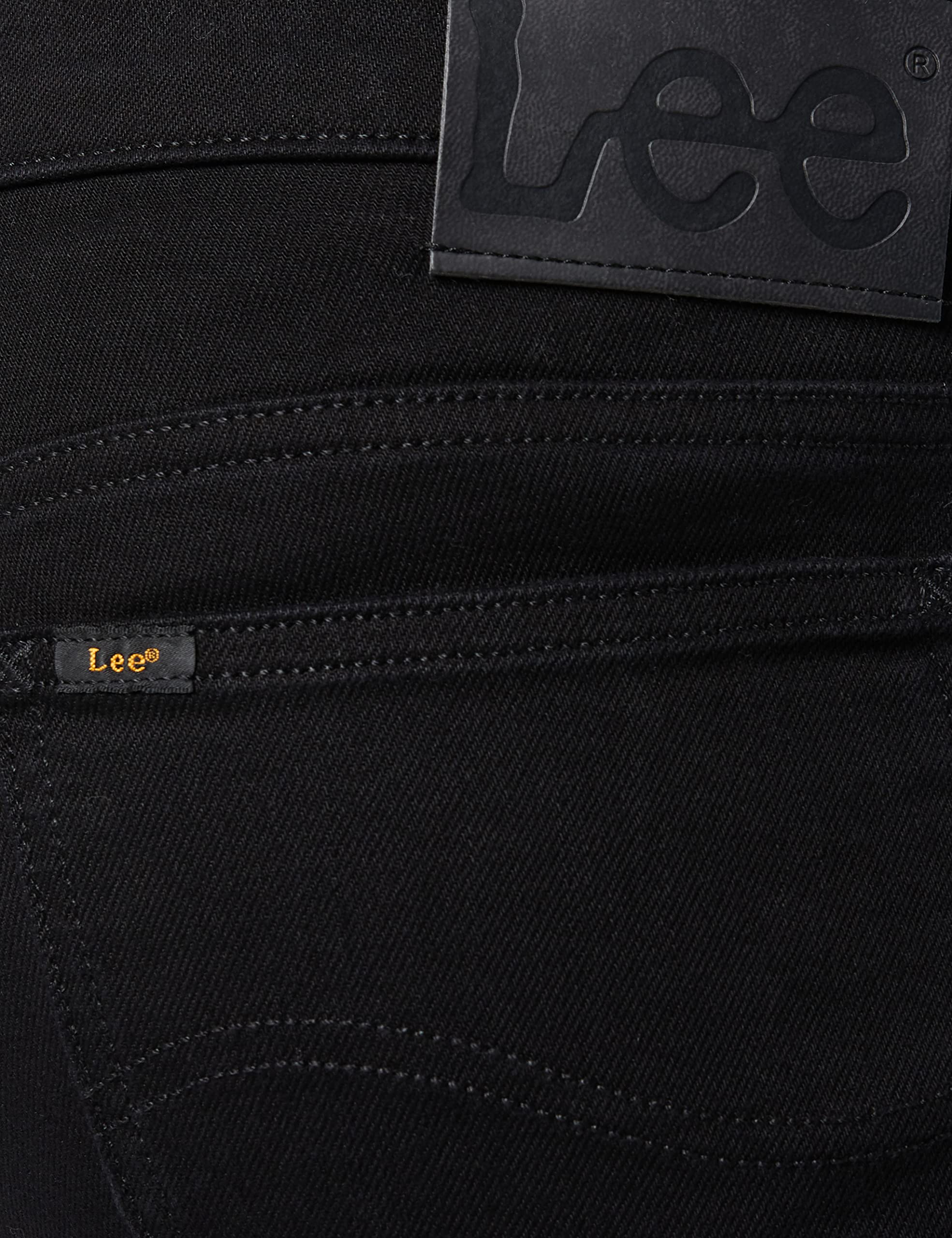 Lee Rider Vaqueros, Black Rinse, 30W / 30L Hombre