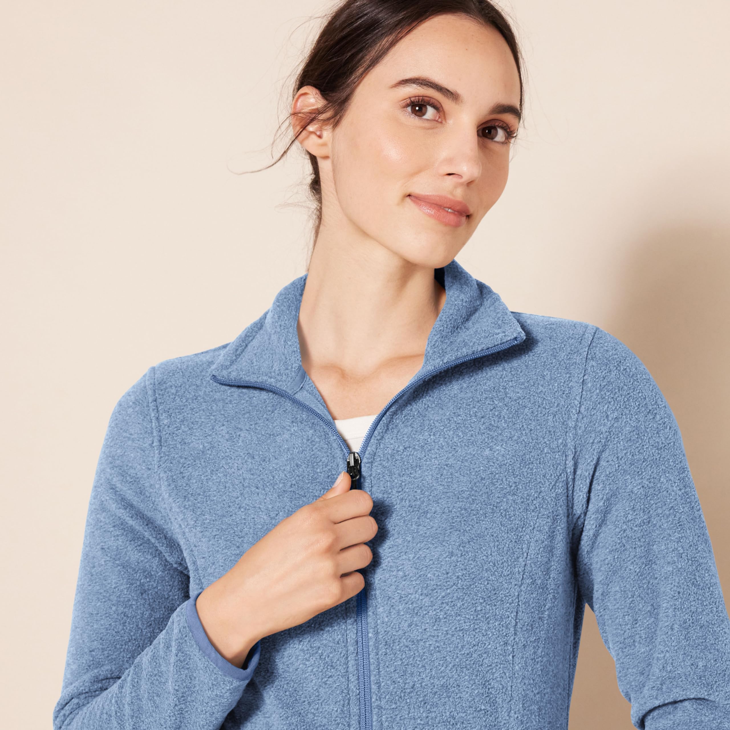 Amazon Essentials Donna Giacca in Pile Morbido con Cerniera Intera dal Taglio Classico (Disponibile in Taglie Forti)