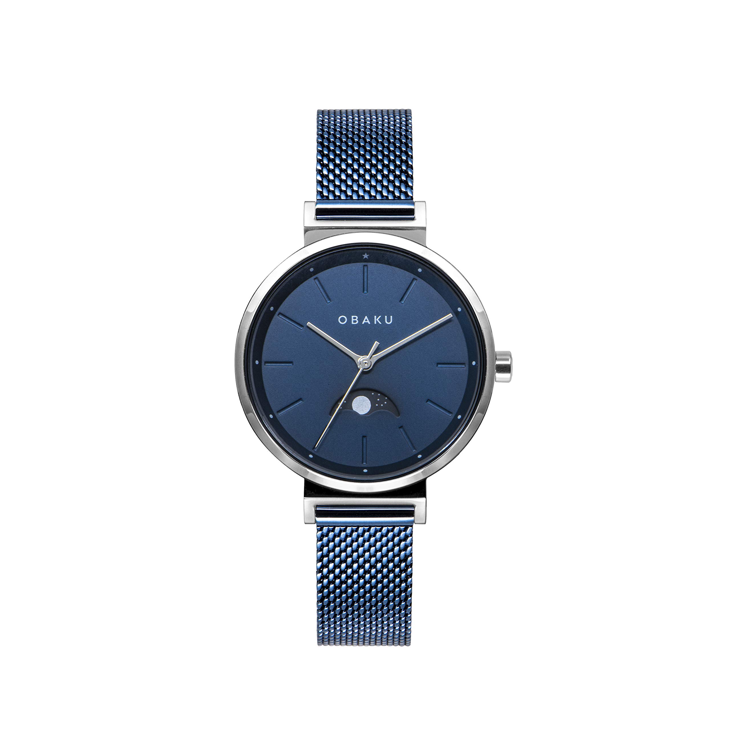 Obaku Analog Blue Dial Womens Watch-V243LMCLML (B08CR1D256) Amazon Price History, Amazon Price Tracker