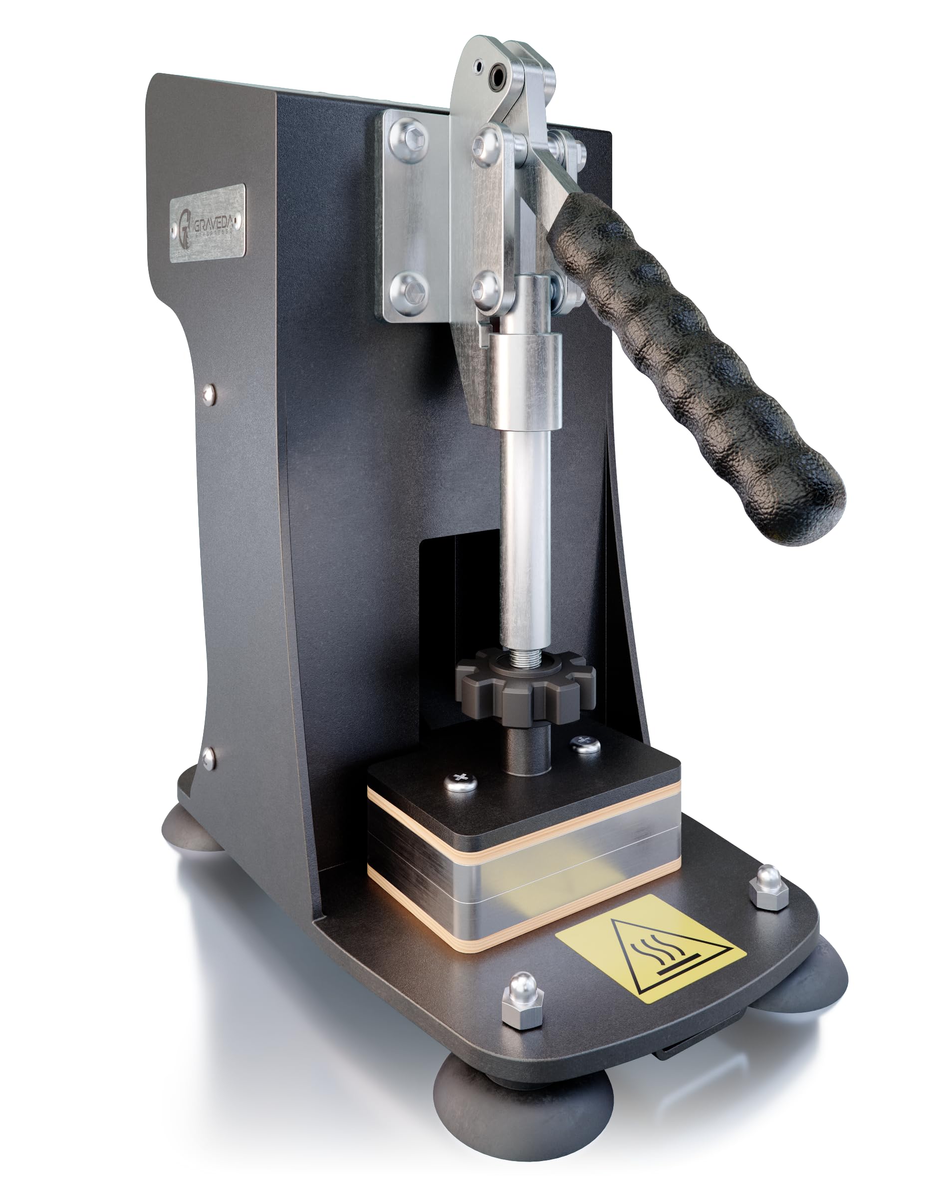 Rosin Press - Graveda Graspresso - Herstellung von Kolophonium/Extraktion ohne Lösungsmittel, Rosin-Presse mit Temperatur- und Druckeinstellung bis 600 kg