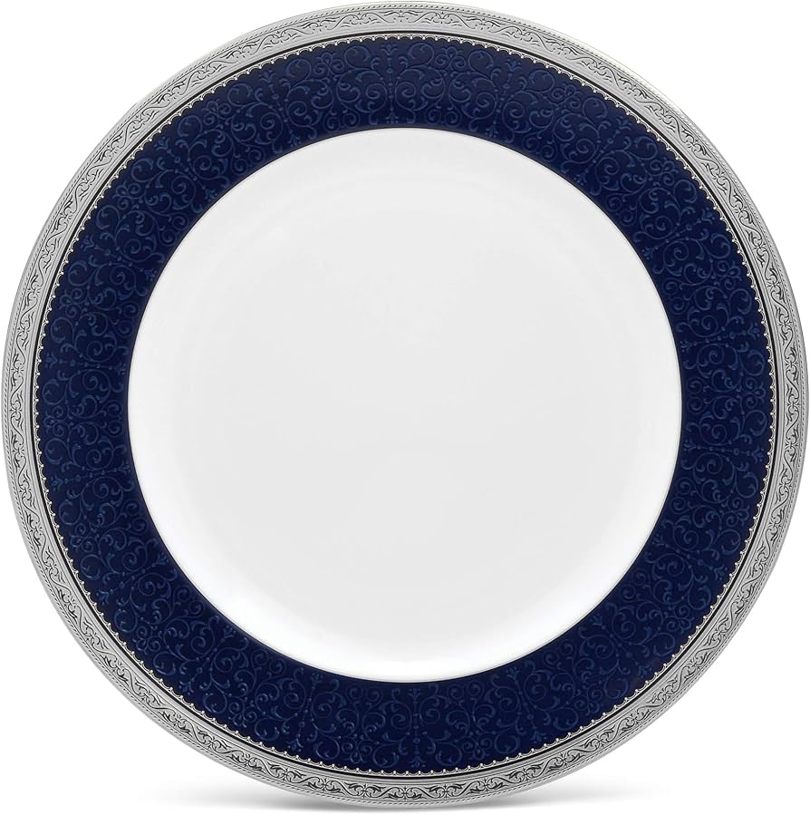 Amazon.co.jp: Noritakeオデッサコバルトプラチナディナープレート
