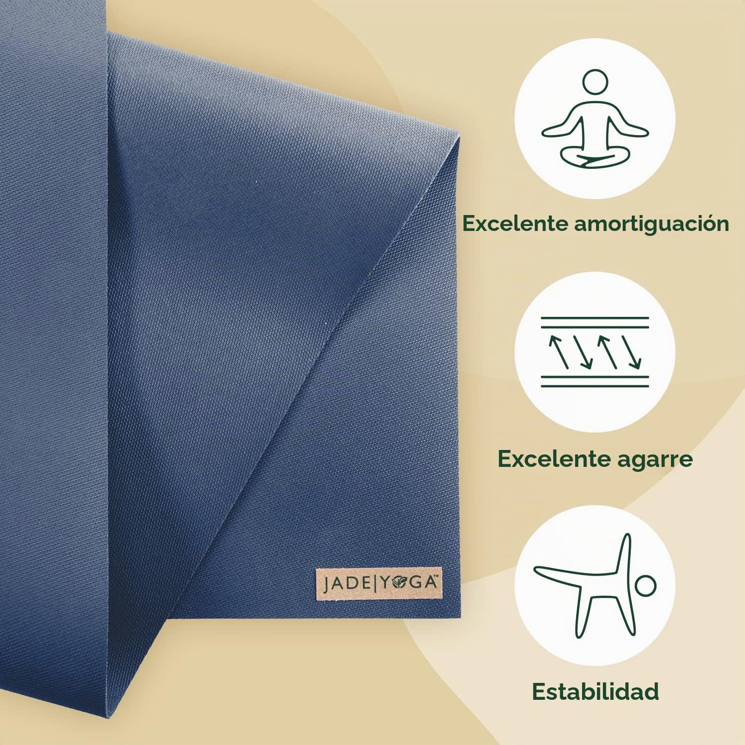 Jade Yoga - Esterilla de yoga Harmony