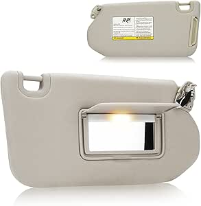 For Nissan Pathfinder 2013-2018 - Right Passenger Side Tan Sun Visor Replacement