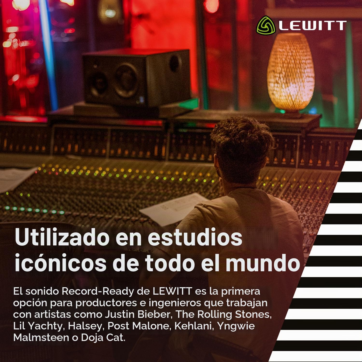 LEWITT Micrófono de condensador LCT 440 PURE XLR para voz, canto, grabación de instrumentos y transmisión