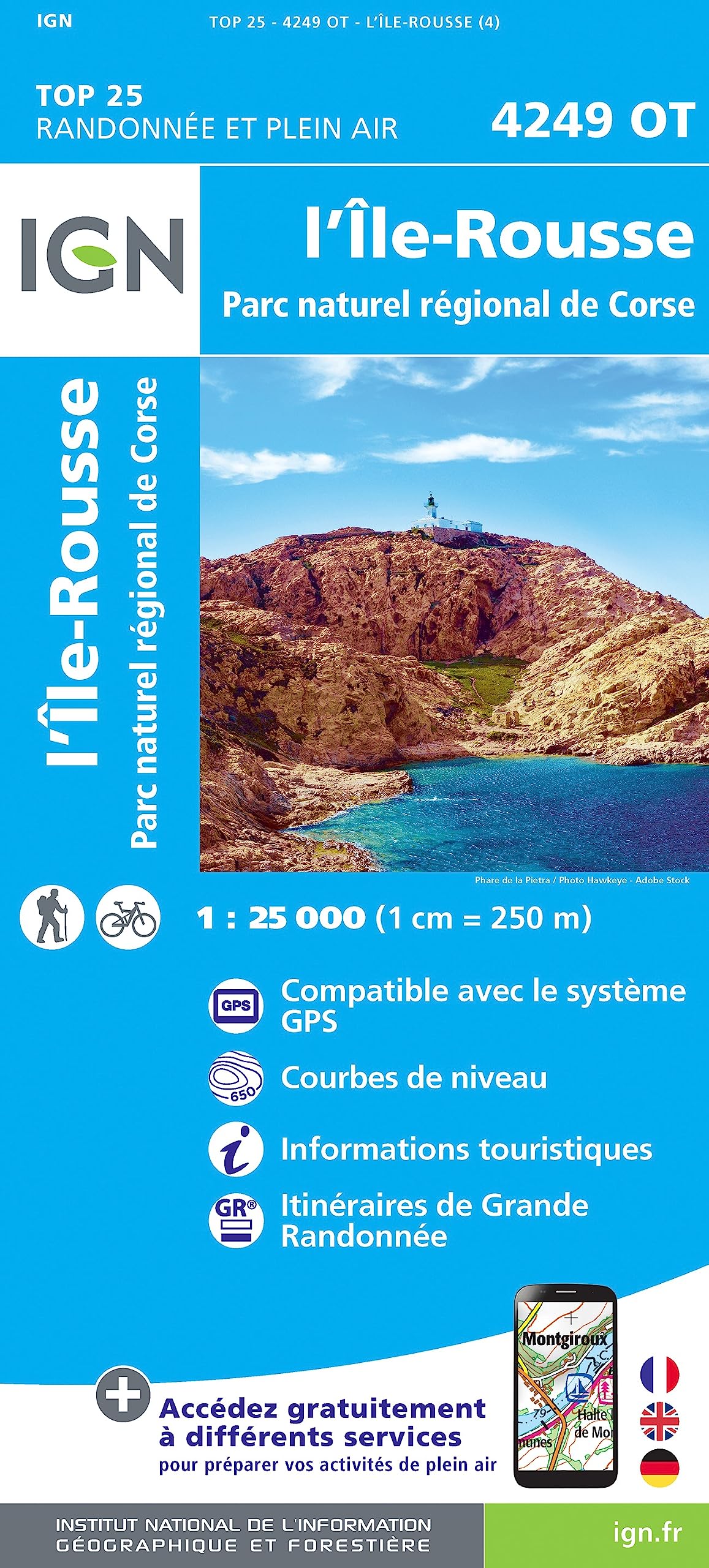 L'Ile Rousse / PNR de Corse: 4249OT (TOP 25)