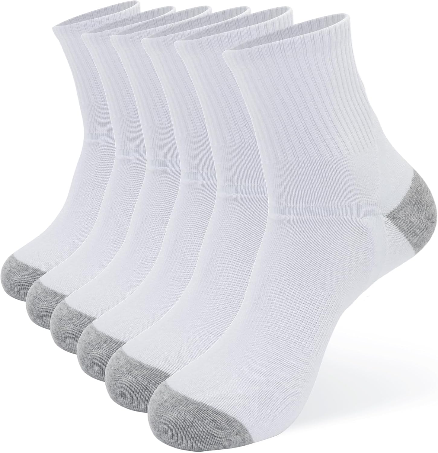 Men'S Sports Socks Size 8-11, Ankle Support, Ankle Protection, Seamless Cushioning Design, Moisture Wicking