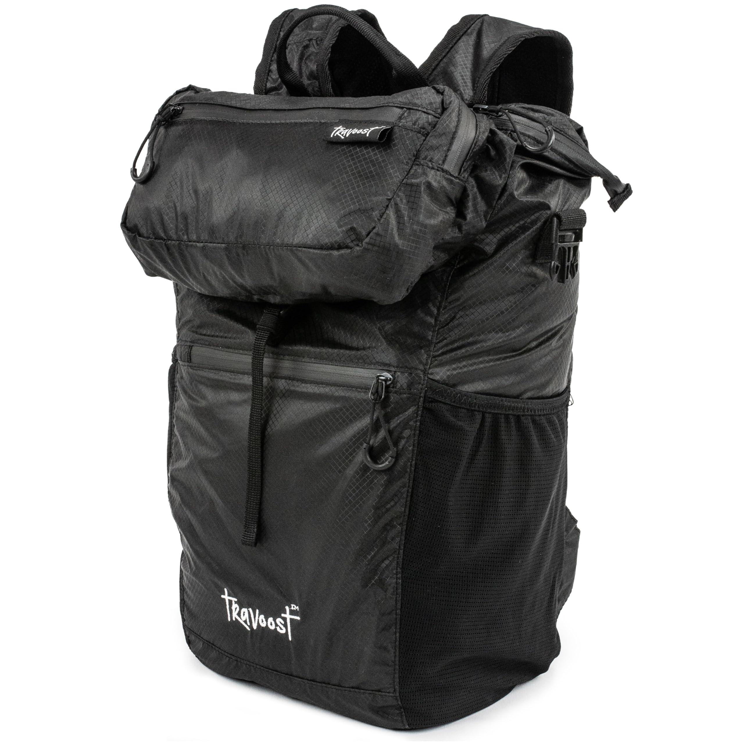 Travoost Ultima 22 Multipurpose Backpack with Detachable Hip Pack (Black)