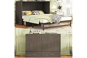 Harper & Bright Designs Murphy Bed That Folds into Cabinet