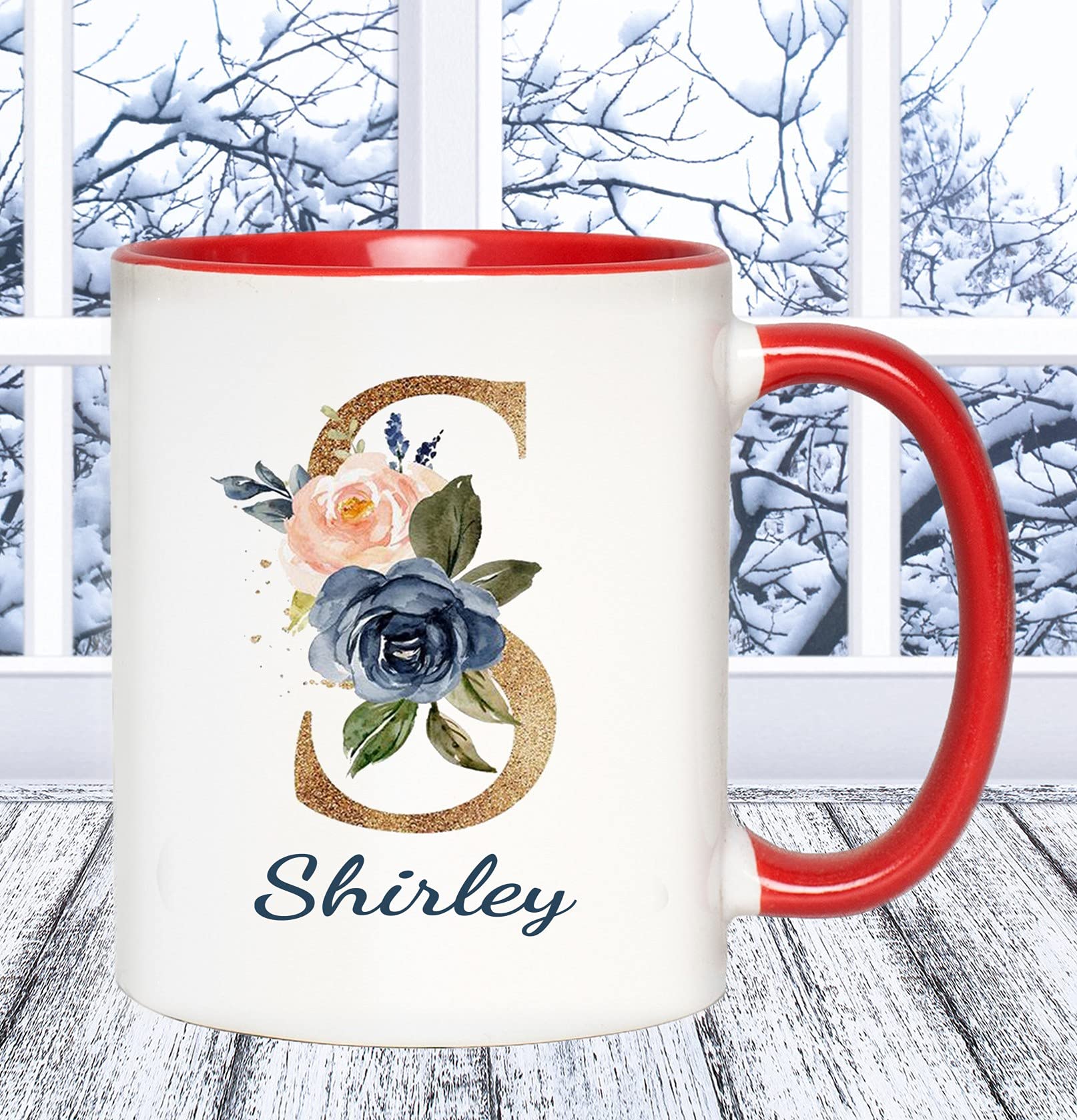 Mothers Day Poems Coffee Cup with Name Shirley Cup Mother Daughter Mug Shirley Gifts Shirley Coffee Cup Moving away after Graduation University College Ceramic Accent Mug 11oz