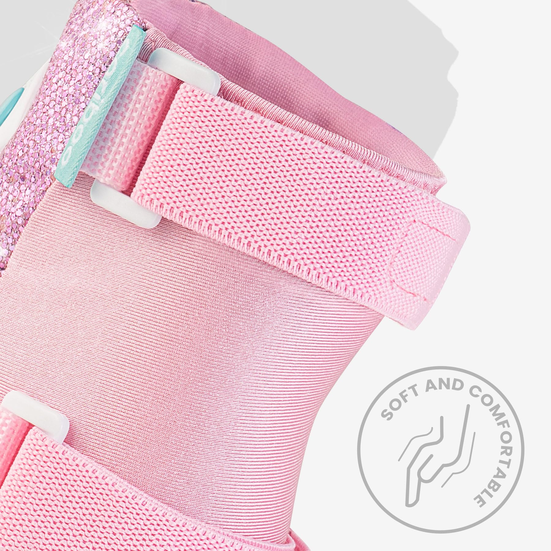 Cariboo Protecciones Patines Niños Equipo De Protección para Bicicleta Patinete Rosa Ballerina — view 9