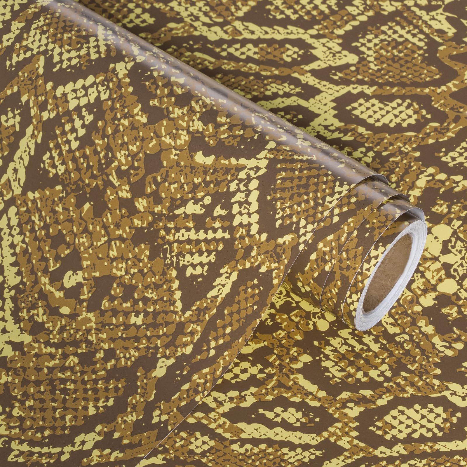 WRAPAHOLIC Jungle Wrapping Paper Roll, 17 Inch x 33 Feet, Snake Print Design Perfect for Birthdays, Holidays, Parties, Baby Shower