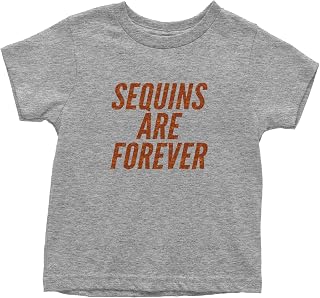Sequins are Forever Retro Glam Toddler T-Shirt, Soft Cotton