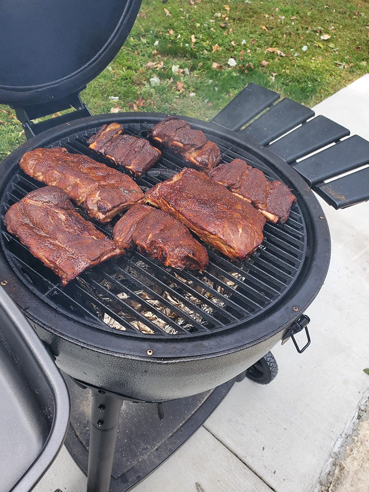 8/mo Finance CharGriller 6201 AKORN Kamado Grill Smokin' Stone, Ivory Buy Now, Pay Later