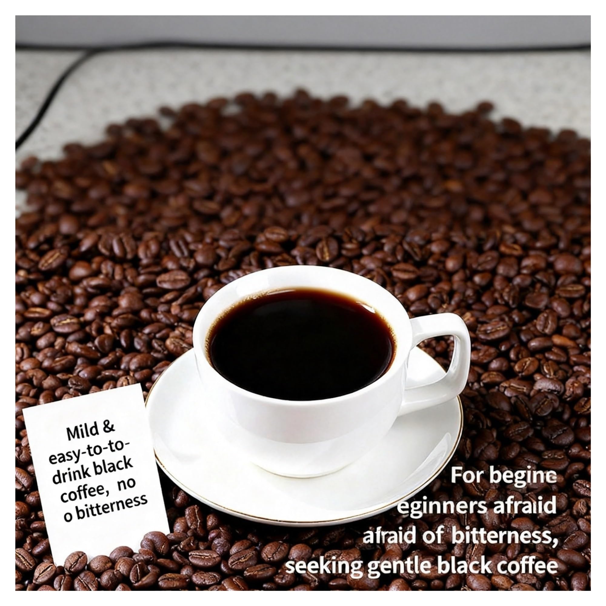 500 g kleine Kaffeebohnen, mittlere Röstung, nussiger Geschmack, runde und pralle Bohnen