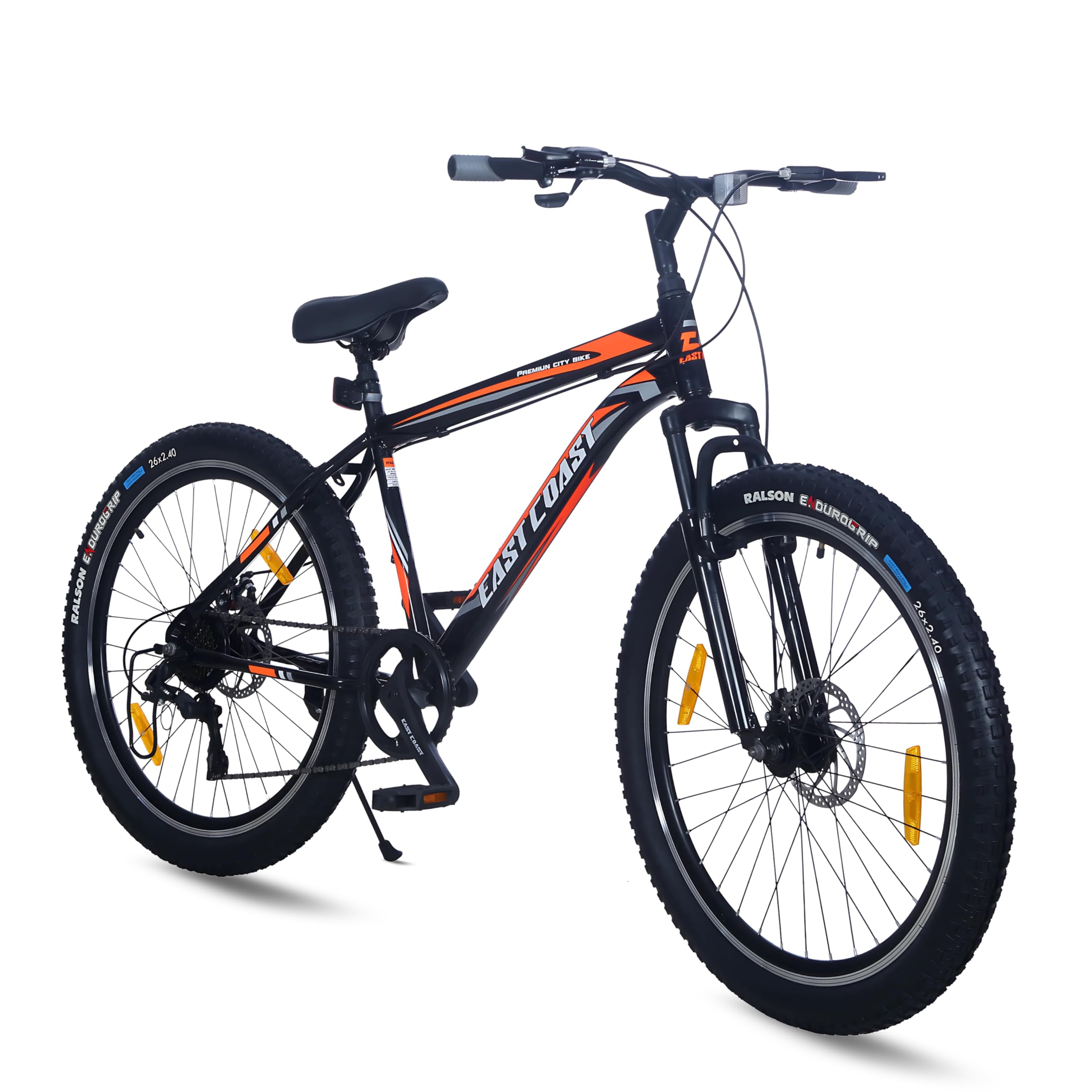 EAST COAST Kid Multispeed Bike With FS & DD Brake 26 T Mountain Front Cycle, 17 Cm
