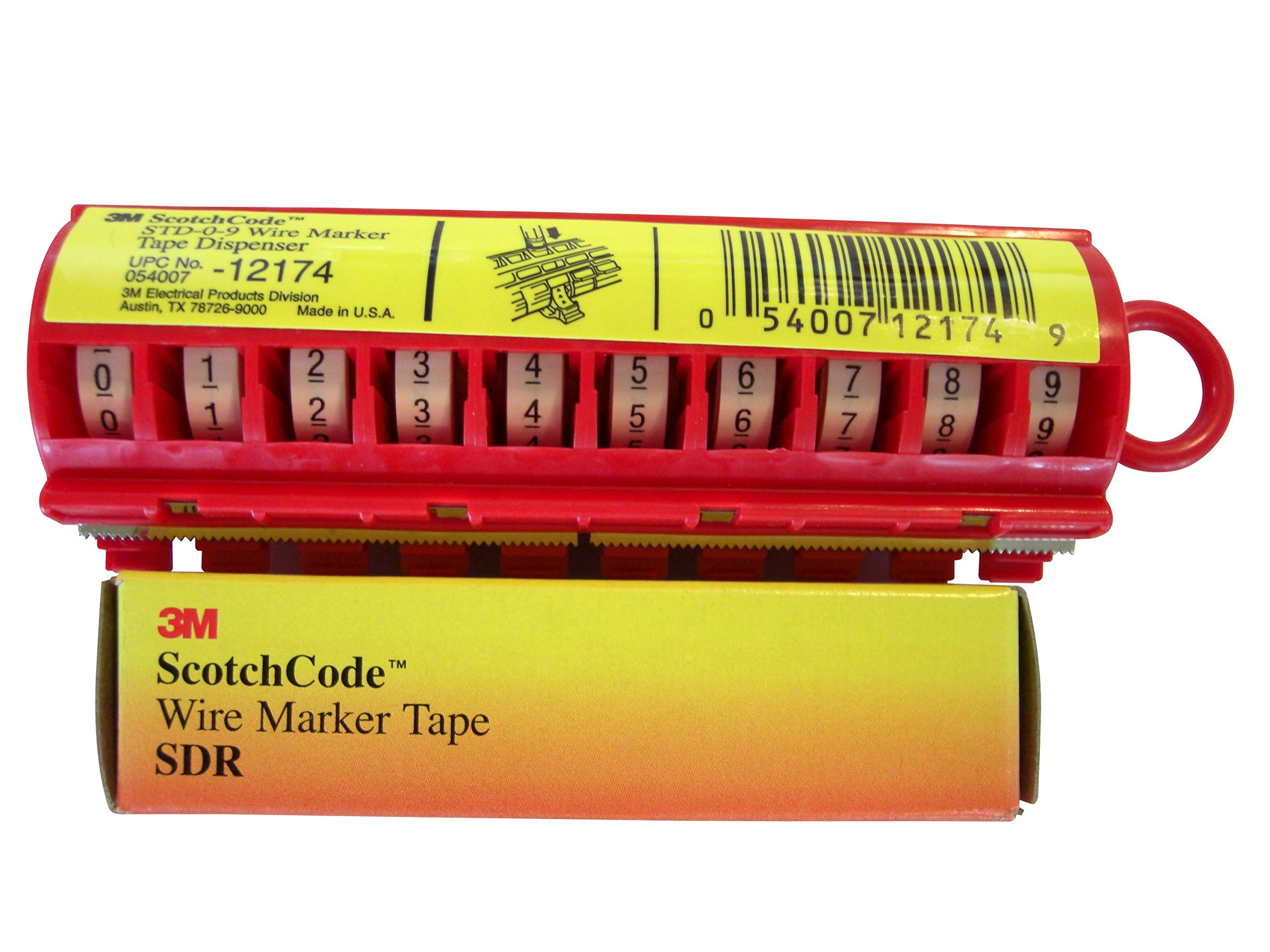 Scotchcode 3M Scotch Code Wire Marker Tape Refill Roll SDR-GN, Green (Pack of 10)