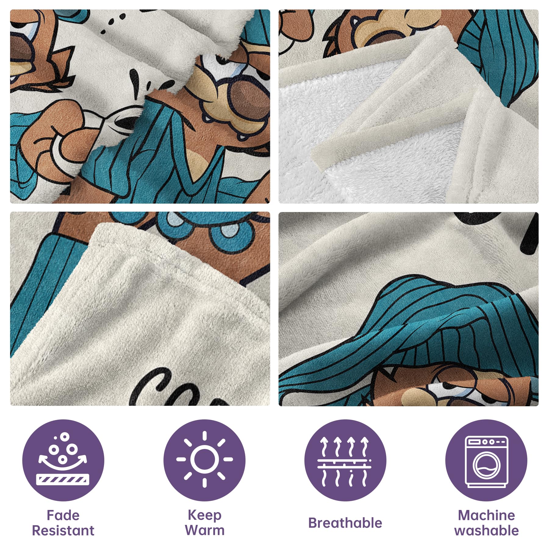 Masuecoin - 50x60 Pollici Coperta In Flanella, Regalo Per Nonno, Compleanno, Festa Del Nonno E Natale, Idee Regalo Uniche