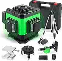 12ライングリーン レーザー墨出し器墨出器水準器 測定器水平器/3D/墨出し機 Amazon | レーザー墨出し器 フルライン グリーン 12ライン 3×360