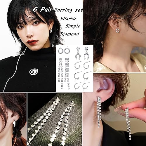 Miniatura 6 de 35-53 Pcs Silver Gold Jewelry Set for Women 12-30 Pcs Rings 4-7 Pcs Necklace 11-14 Pcs Bracelet and 5-16 Earring, Indie Stackable Vintage Boho Pearl