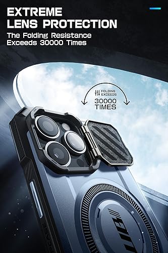 Miniatura 3 de SUPCASE Funda para iPhone 14 Pro Max  iPhone 13 Pro Max con soporte para cámara, compatible con MagSafe Clip de cinturón integrado Funda magnética