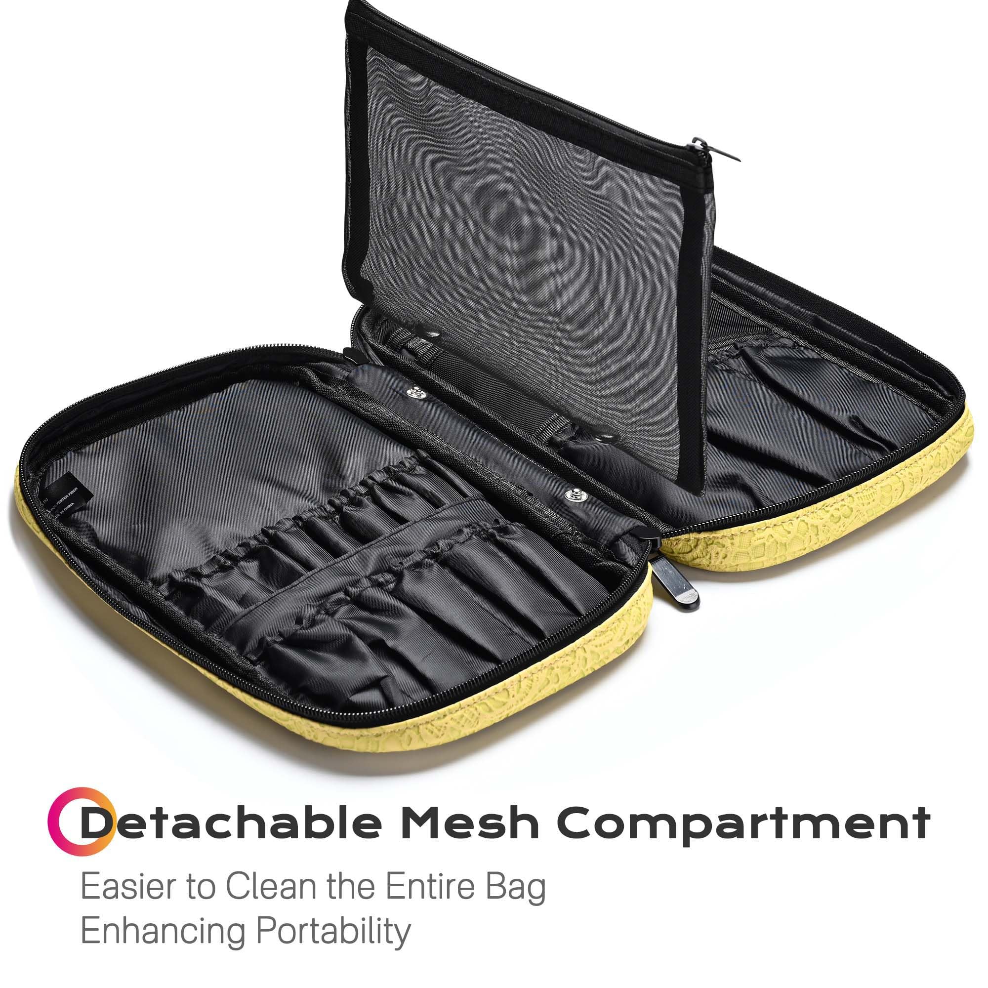 BYOOTIQUE Portable Makeup Brush Organizer Bag