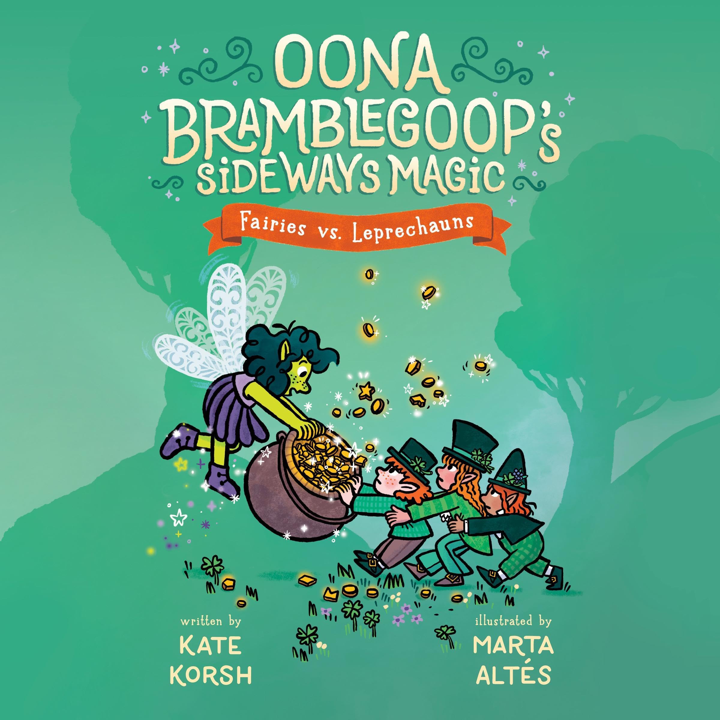 Cover art for Fairies vs. Leprechauns