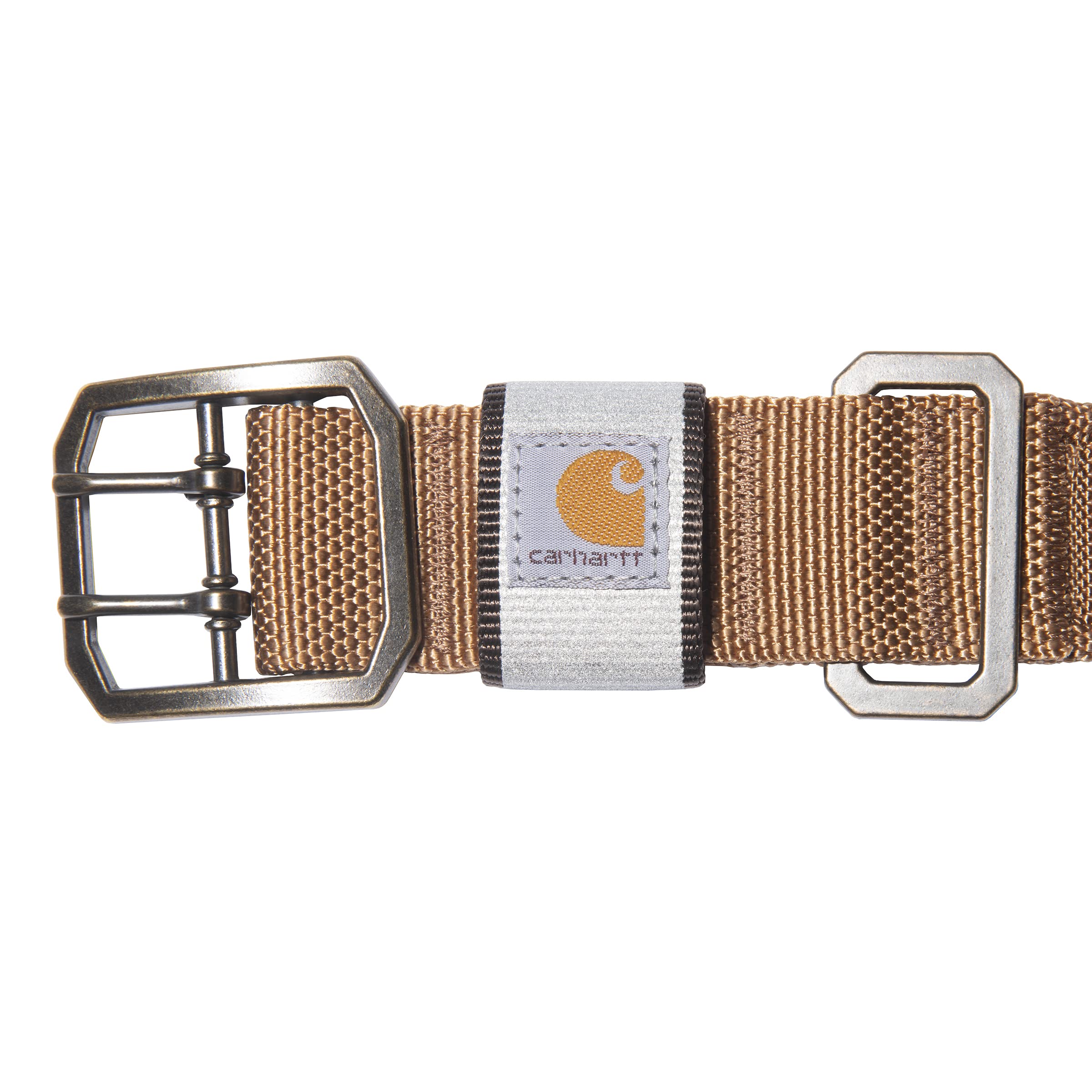 Carhartt Collare per cani completamente regolabile a fettuccia larga, marrone Carhartt