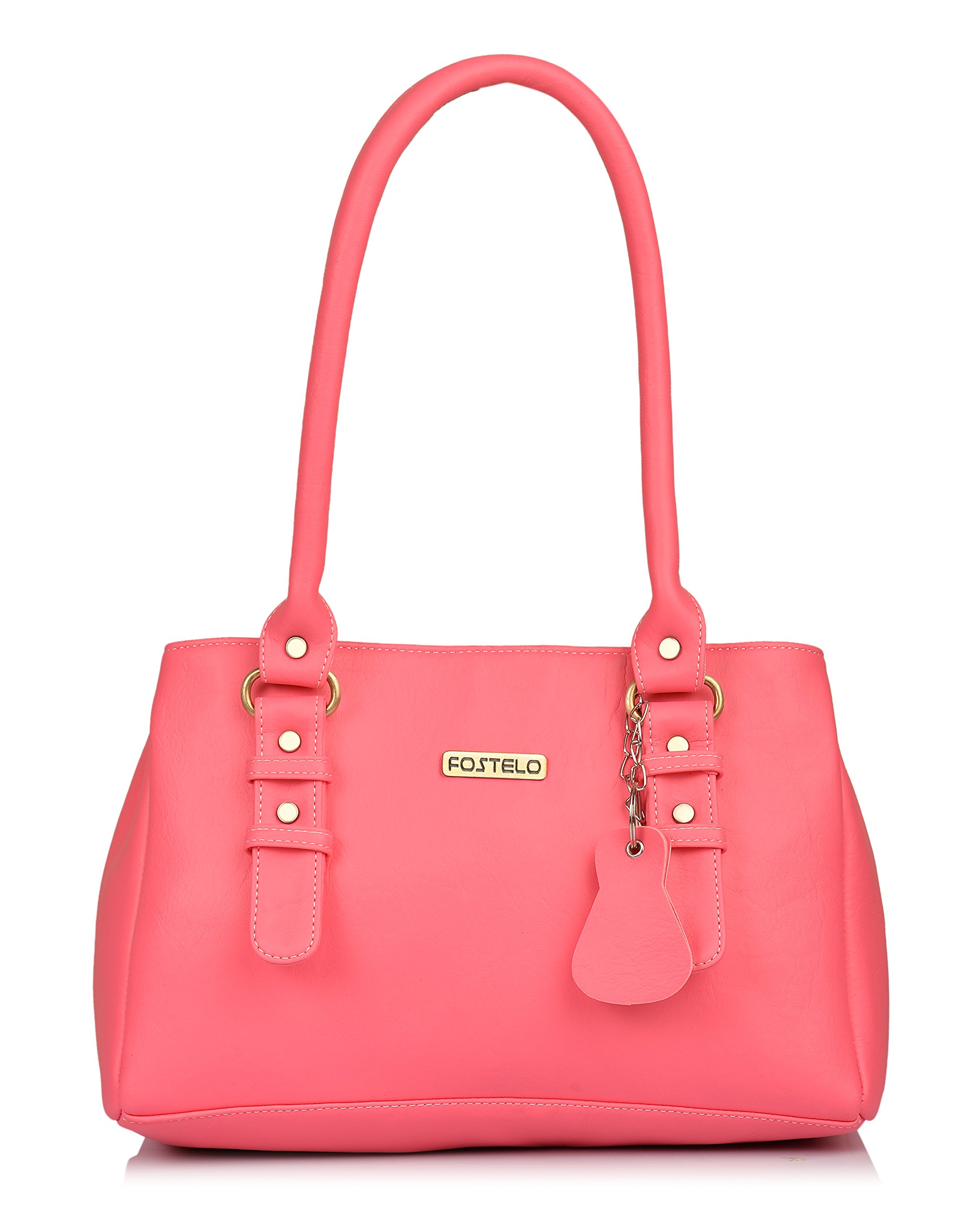 Fostelo Womens Vegan Leather Riverside Handbags Shoulder Hobo Bag Ladies Purse (Pink) (Large) (B07D7VLZ9P) Amazon Price History, Amazon Price Tracker