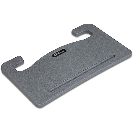 AutoExec AUE13000 Wheelmate Car Desk Grey Steering Wheel Tray for Laptop, Writing Space and Eating on The Go